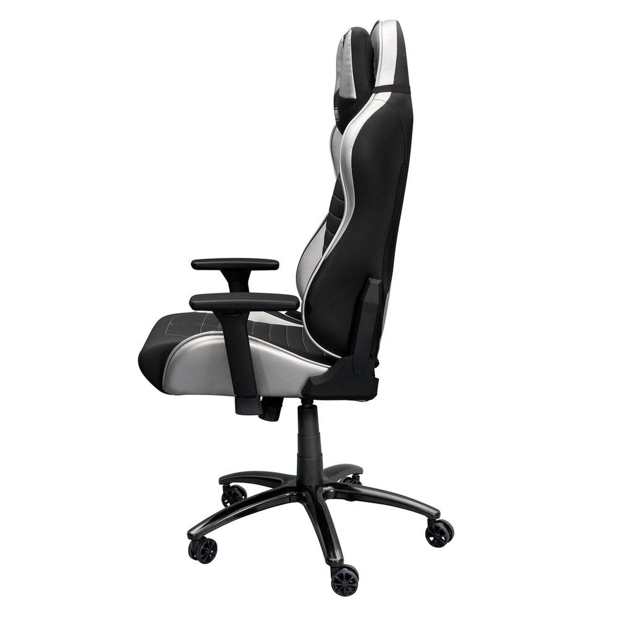 Techni Sport Ergonomic Racing Style Gaming Chair - Silver Techni Sport Gaming Chairs