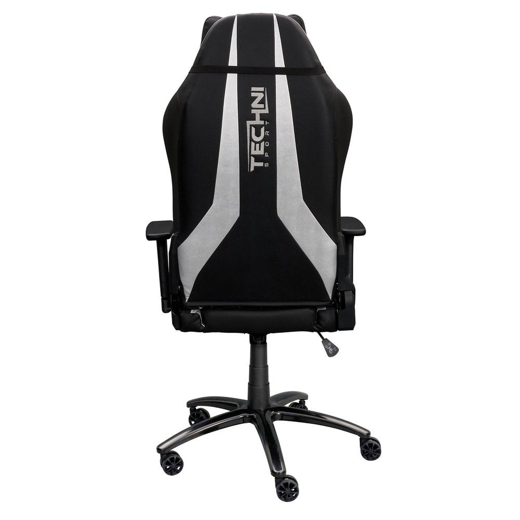 Techni Sport Ergonomic Racing Style Gaming Chair - Silver Techni Sport Gaming Chairs