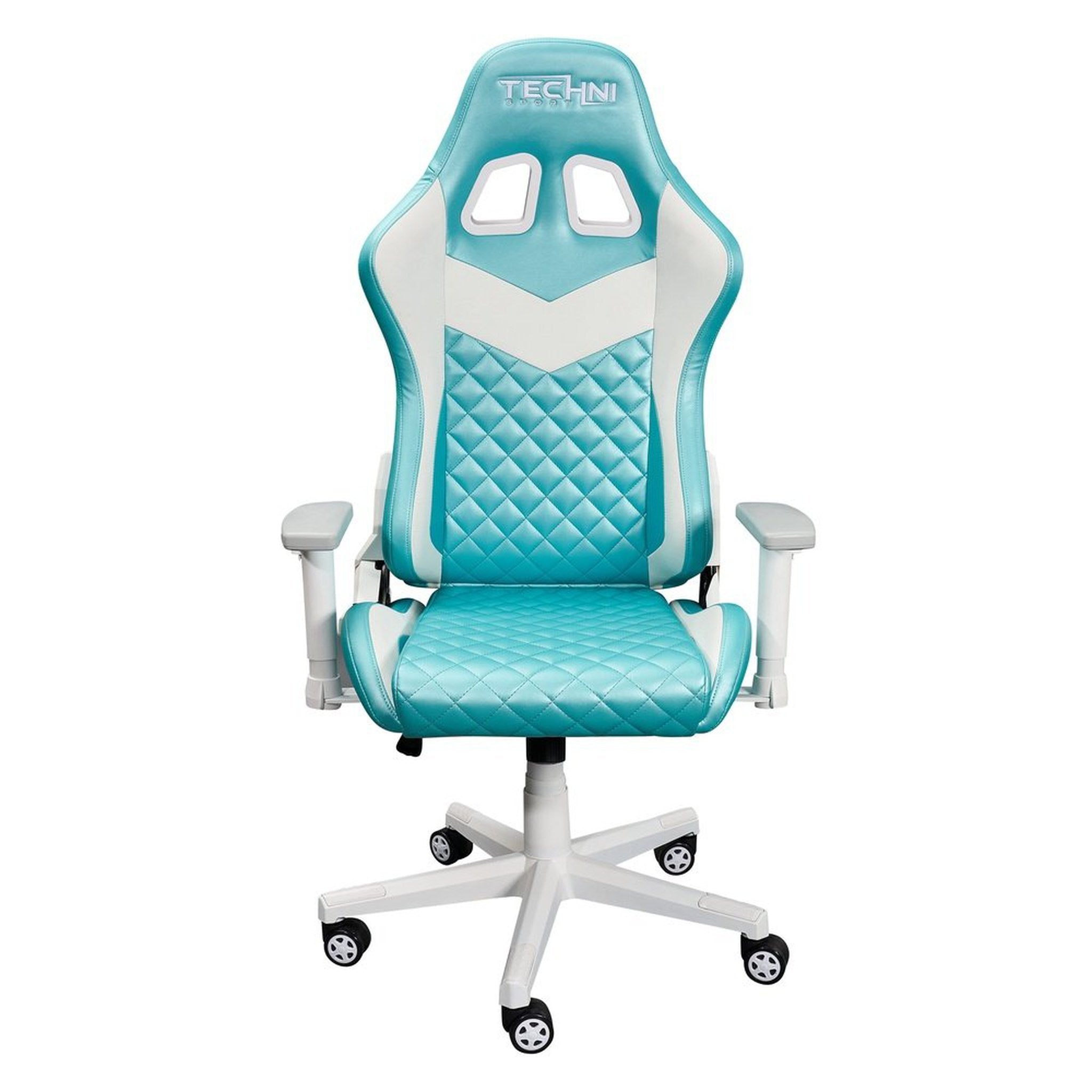 Techni Sport TS63C Aqua LUXX Series Gaming Chair High Back Ergonomic Techni Sport Gaming Chairs