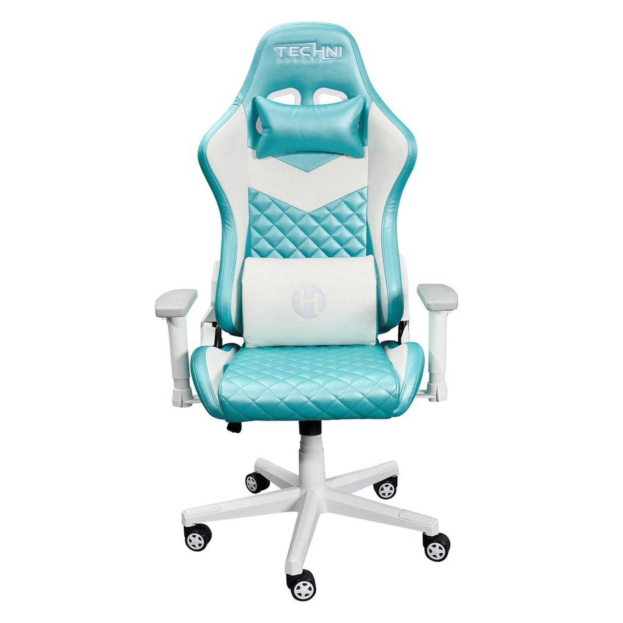 Techni Sport TS63C Aqua LUXX Series Gaming Chair High Back Ergonomic Techni Sport Gaming Chairs
