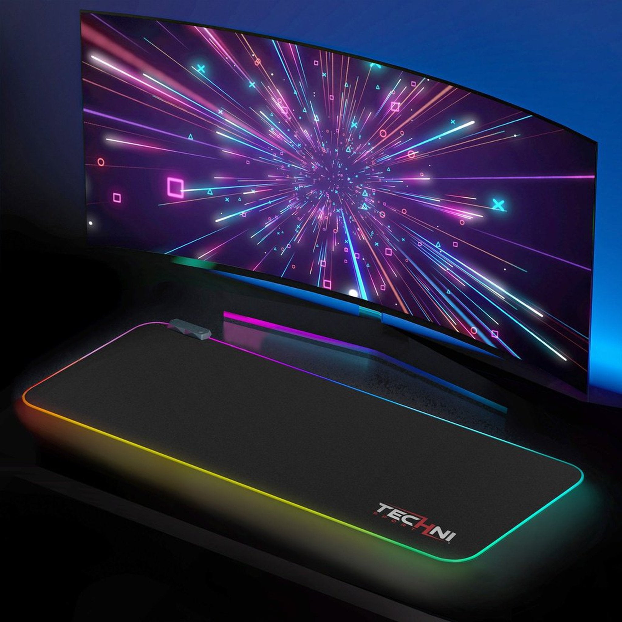 Techni Sport Soft RGB Mouse Pad Techni Sport Mouse Pads