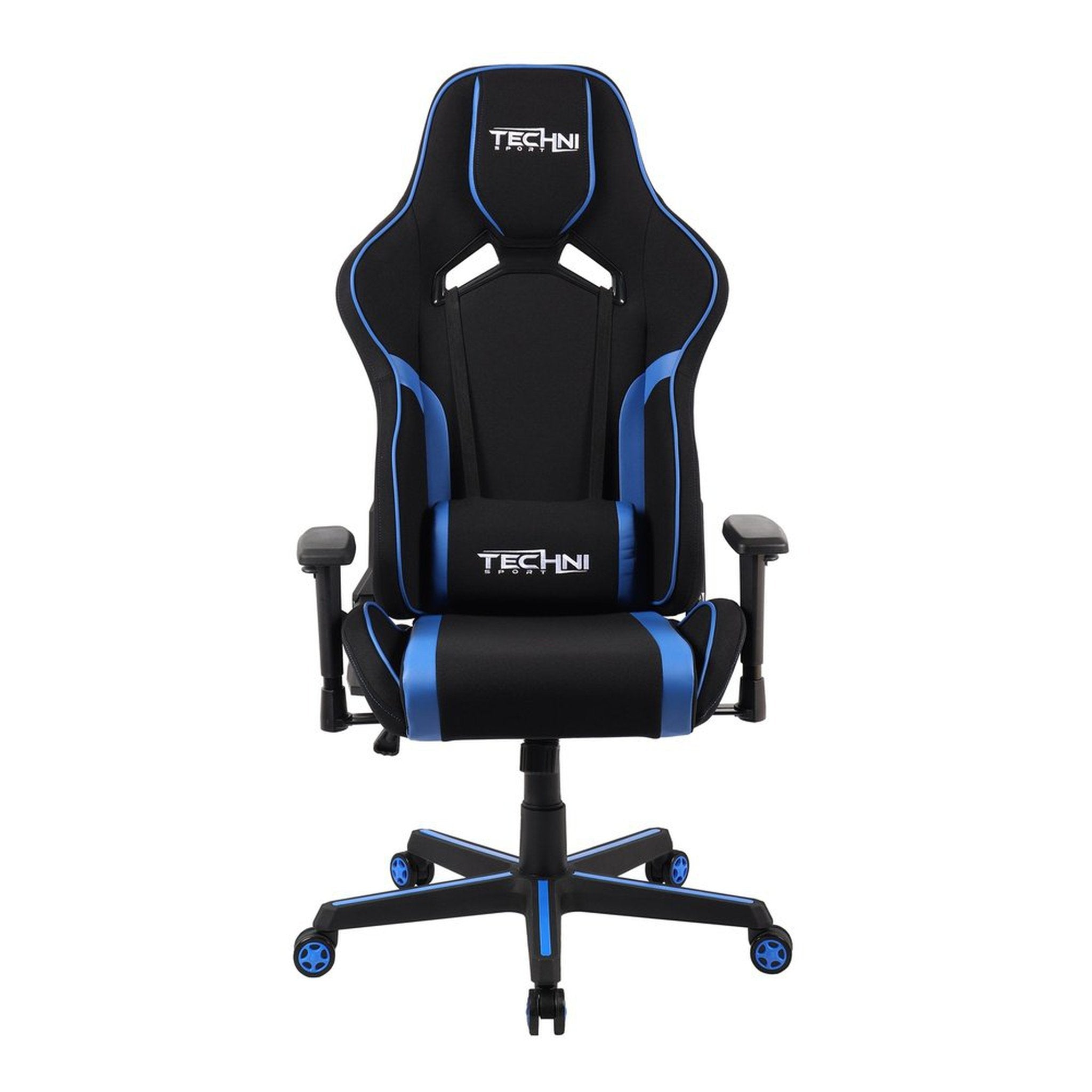 Techni Sport TSF-71 Fabric Office-PC Gaming Chair, Blue Techni Sport Gaming Chairs