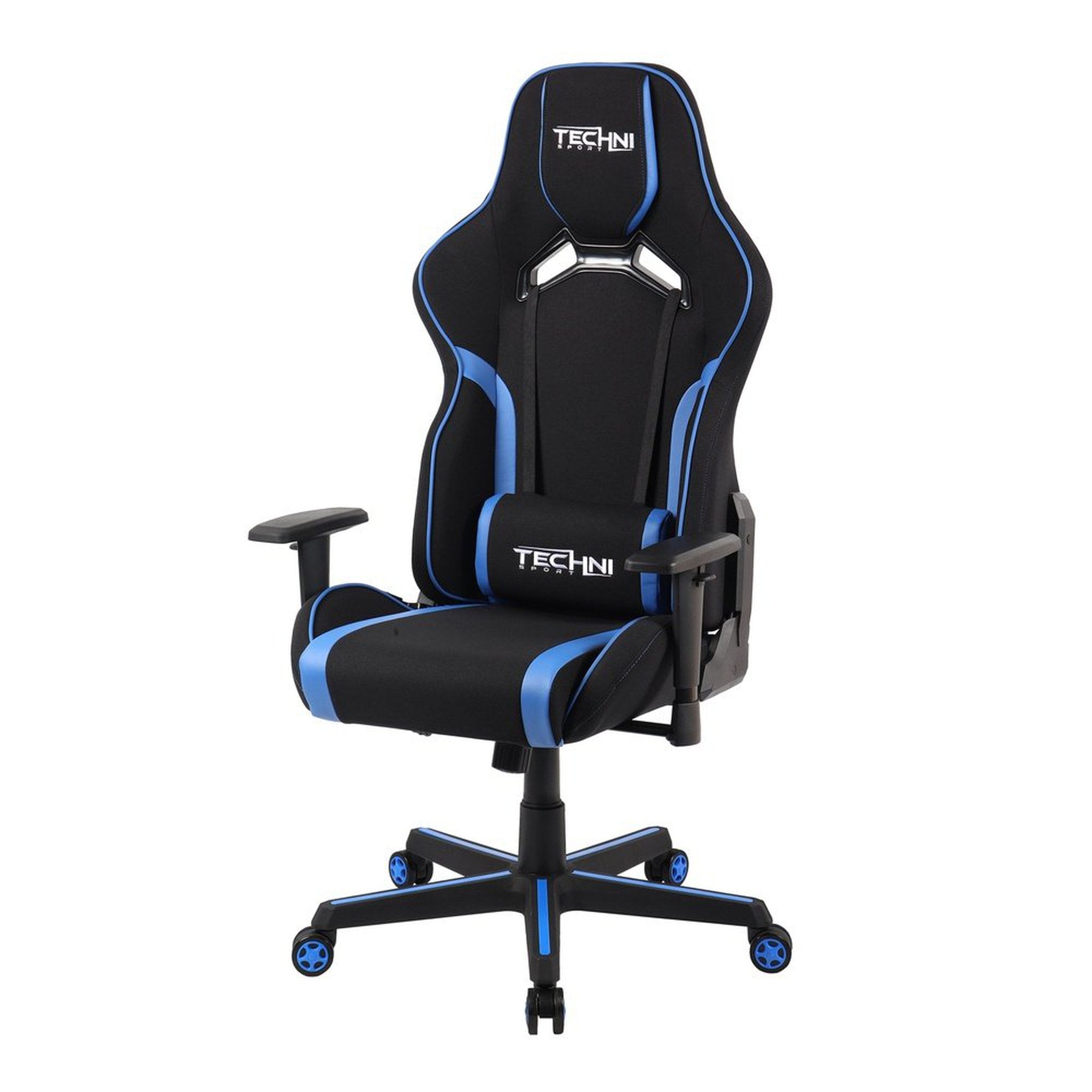 Techni Sport TSF-71 Fabric Office-PC Gaming Chair, Blue Techni Sport Gaming Chairs