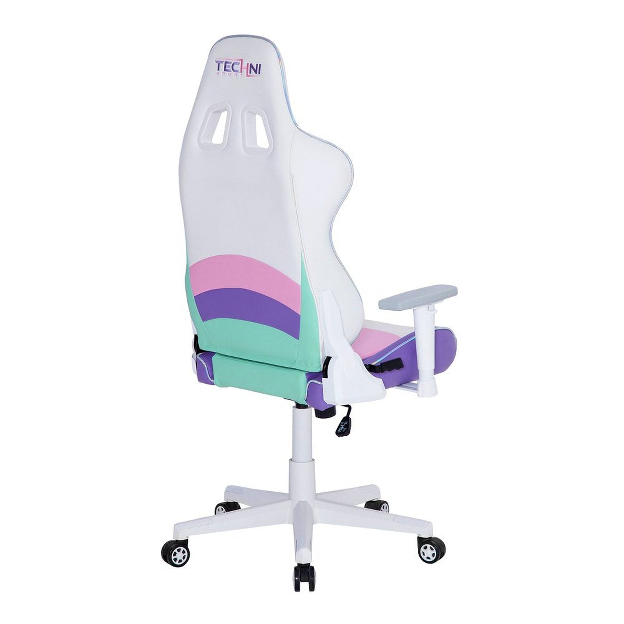 Techni Sport TS-42 Kawaii Gaming Chair Office-PC White Green Pink Purple Techni Sport Gaming Chairs
