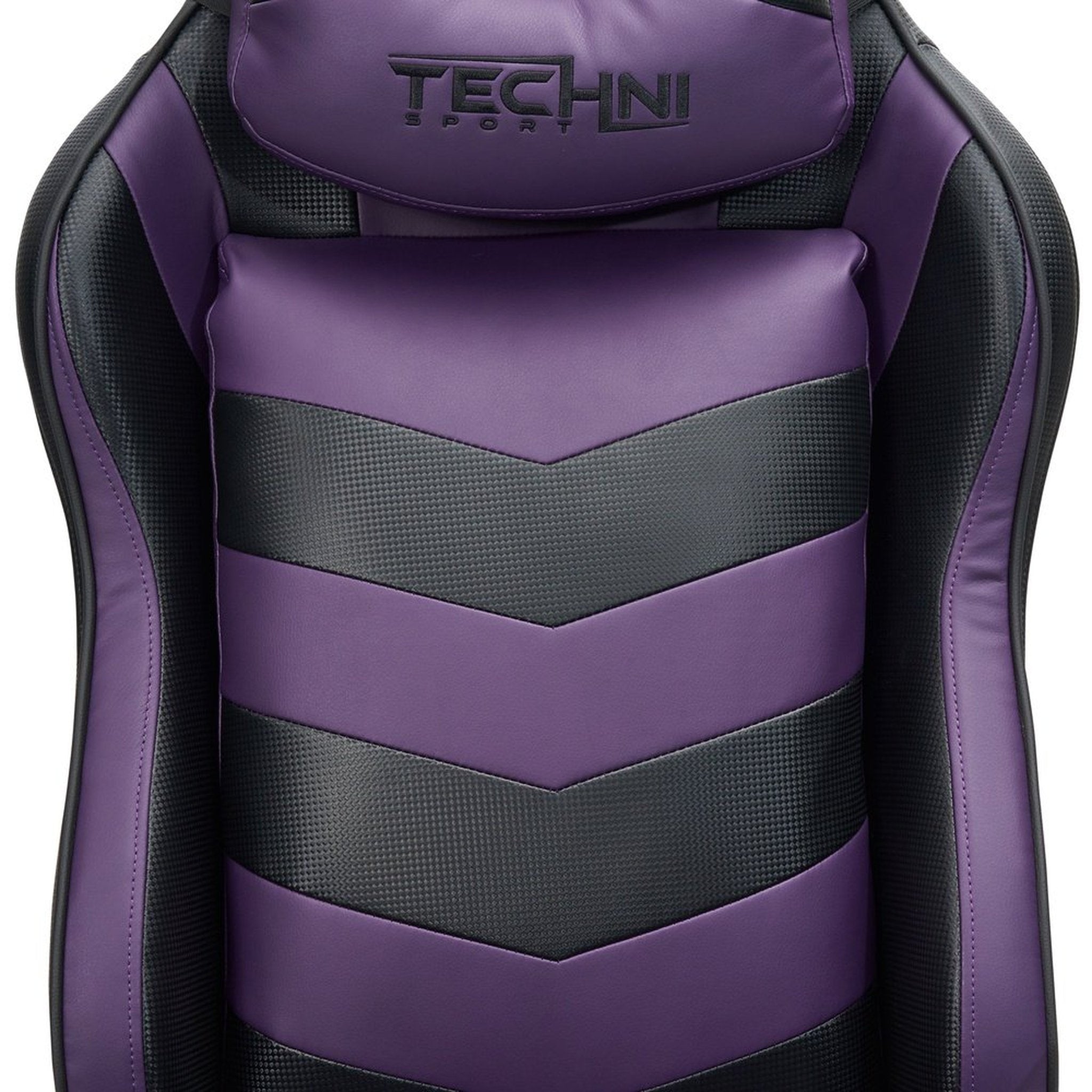 Techni Sport TS-61 Ergonomic High Back Racer Style Video Gaming Chair, Purple/Black Techni Sport Gaming Chairs