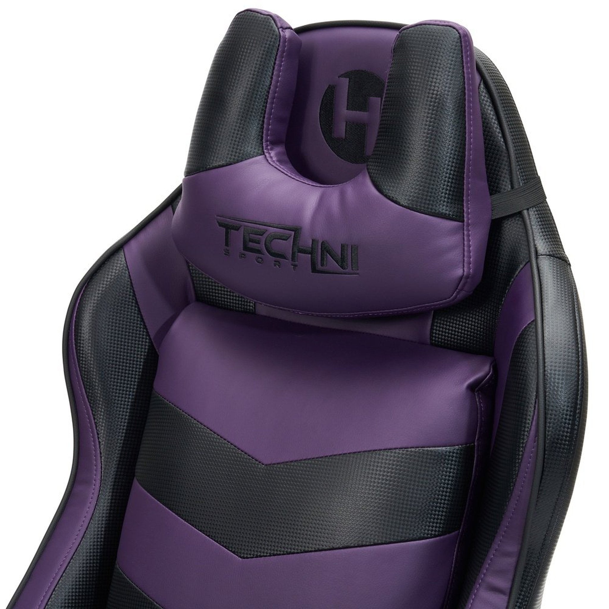 Techni Sport TS-61 Ergonomic High Back Racer Style Video Gaming Chair, Purple/Black Techni Sport Gaming Chairs