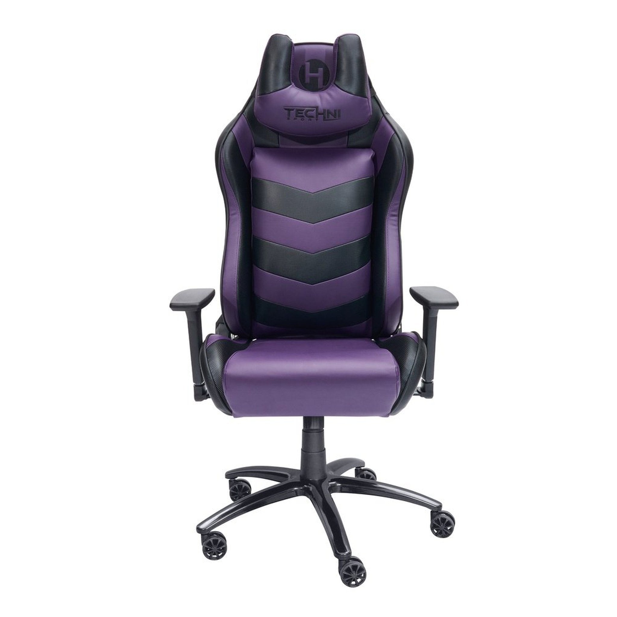Techni Sport TS-61 Ergonomic High Back Racer Style Video Gaming Chair, Purple/Black Techni Sport Gaming Chairs