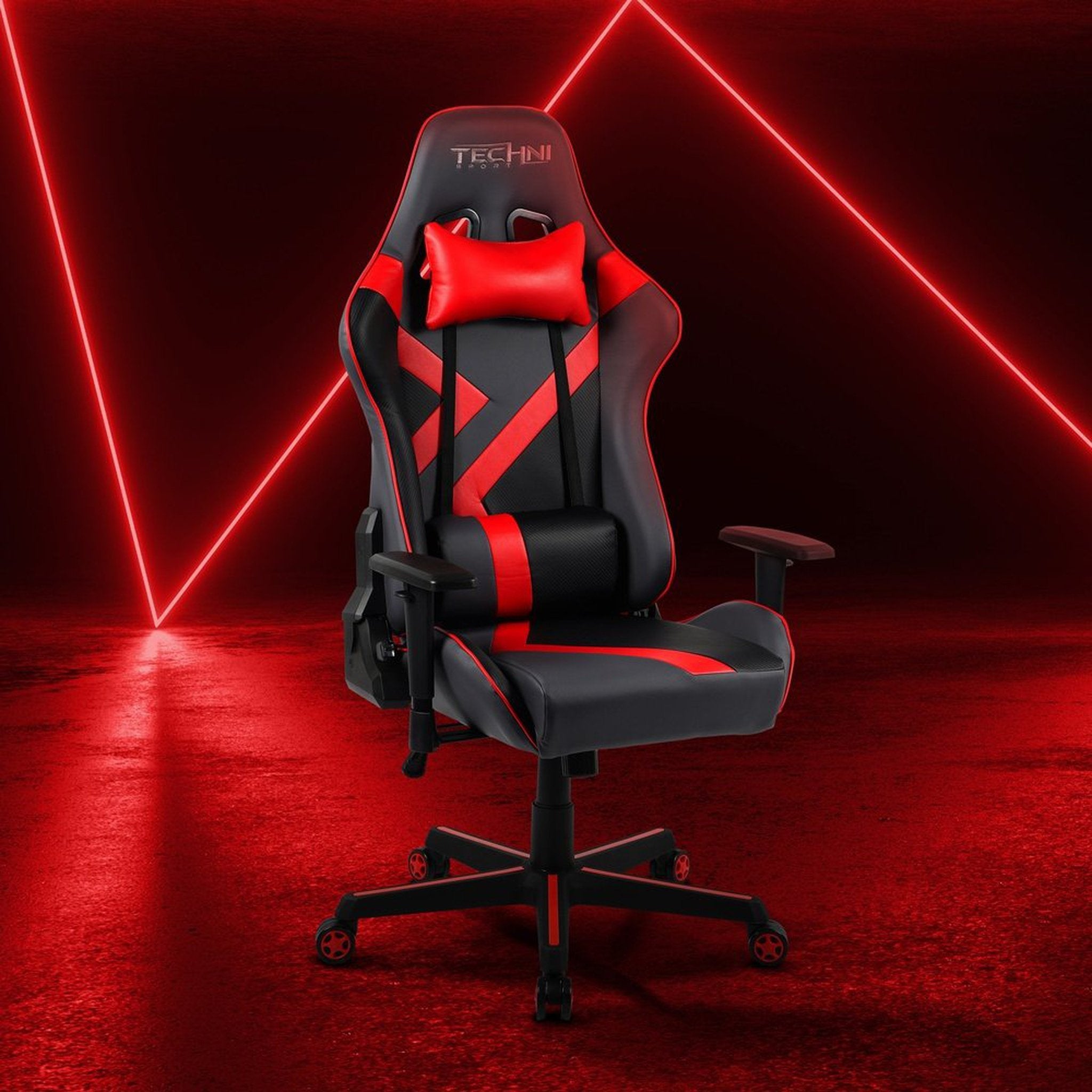 Techni Sport TS-70 Office-PC Gaming Chair, Red Techni Sport Gaming Chairs