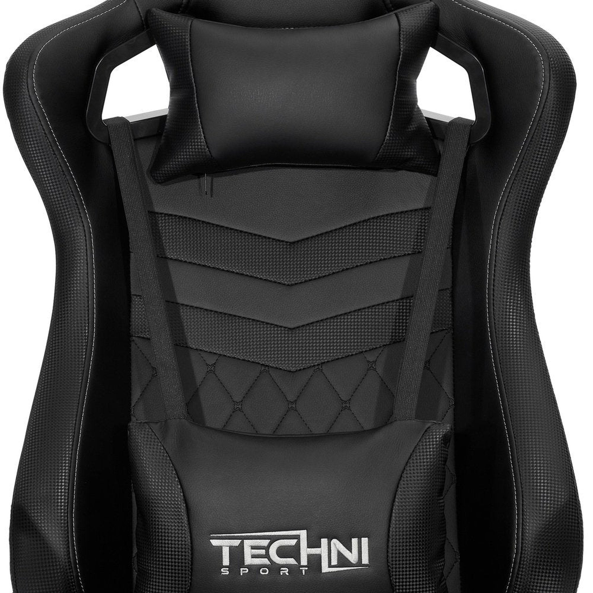 Techni Sport TS-83 Ergonomic High Back Racer Style PC Gaming Chair, Black Techni Sport Gaming Chairs