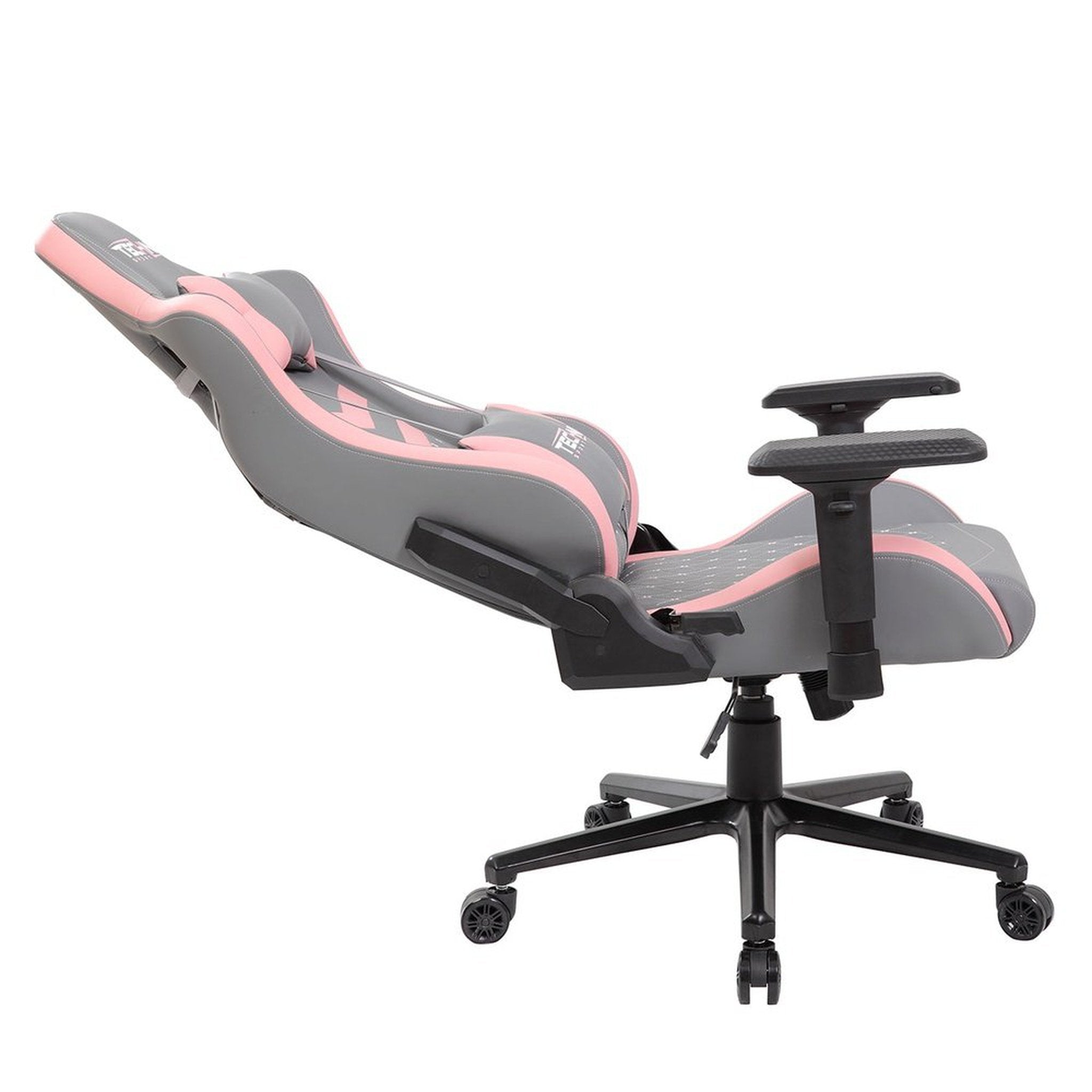 Techni Sport TS83 GameMaster Series Pink/Grey Gaming Chair High Back Racer Style Techni Sport Gaming Chairs