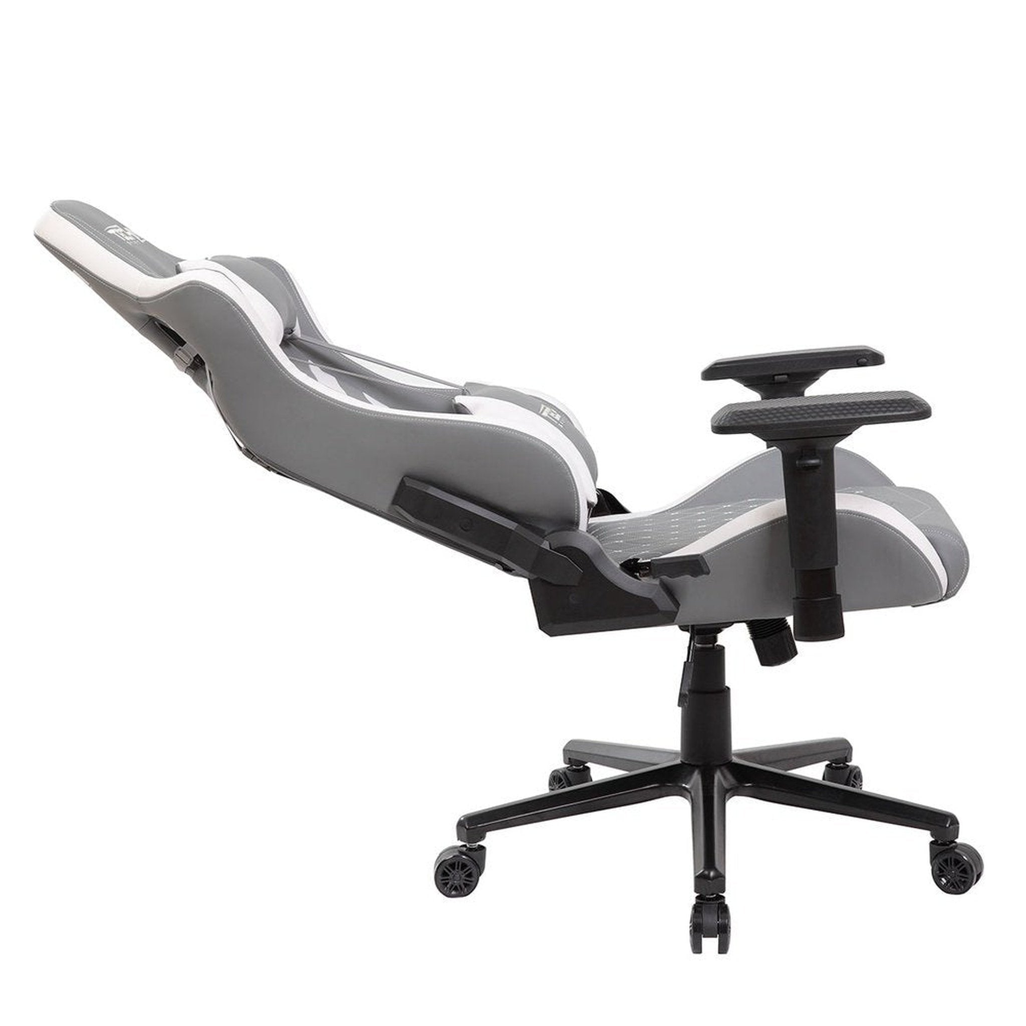 Techni Sport TS-83 Ergonomic High Back Racer Style PC Gaming Chair, Grey/White Techni Sport Gaming Chairs