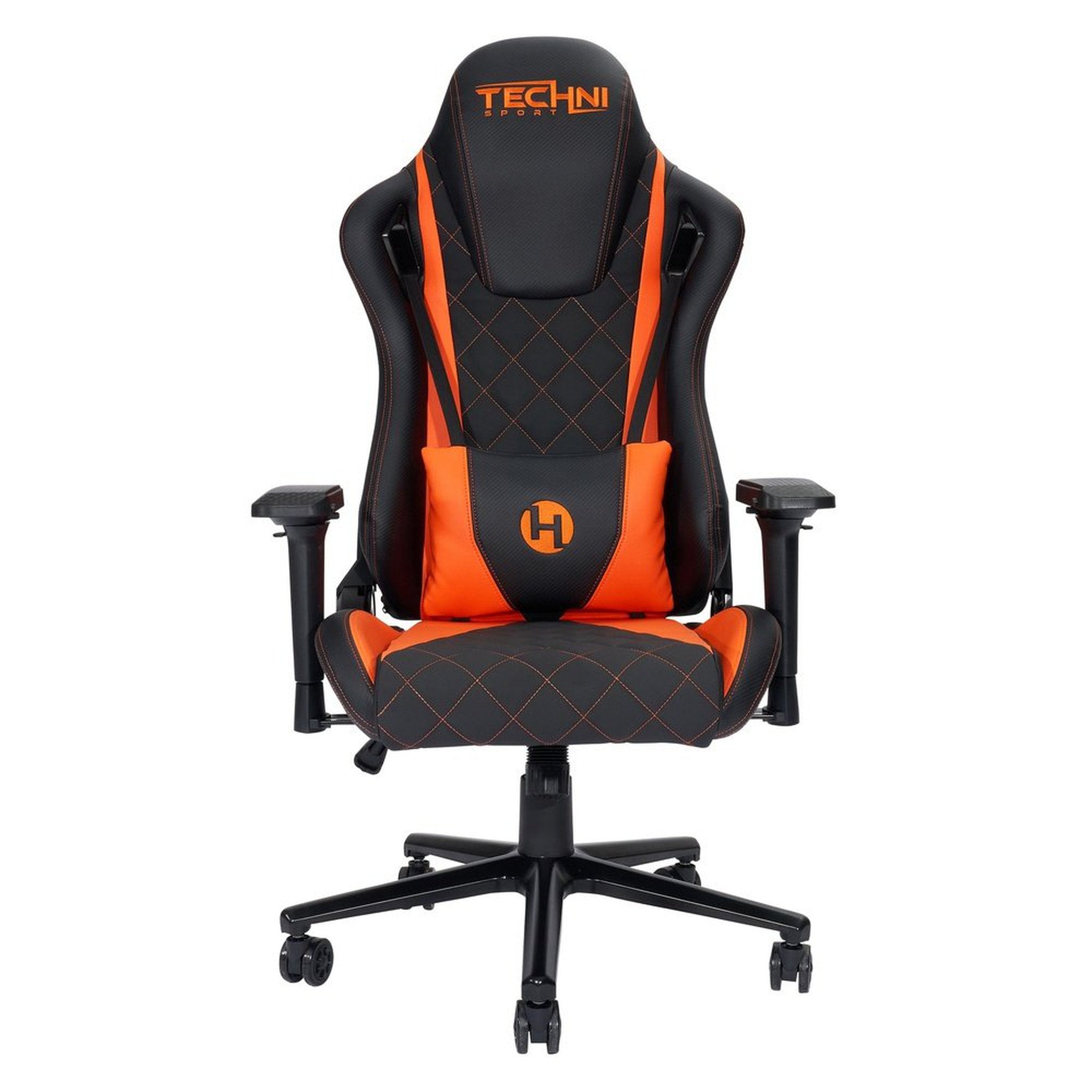 Techni Sport TS84 Orange GameMaster Series Gaming Chair Ergonomic High Back Racer Style PC Techni Sport Gaming Chairs