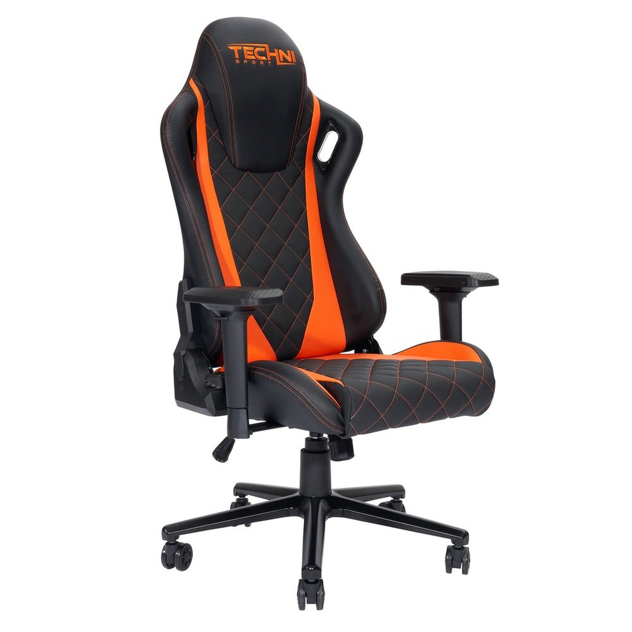 Techni Sport TS84 Orange GameMaster Series Gaming Chair Ergonomic High Back Racer Style PC Techni Sport Gaming Chairs