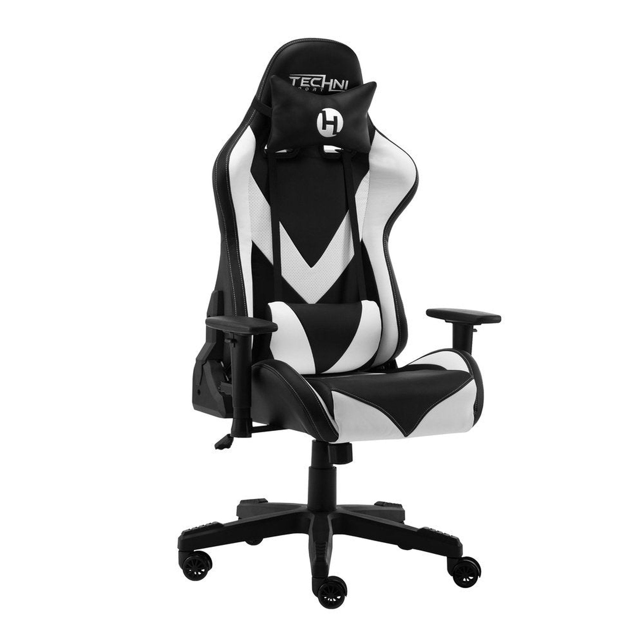 Techni Sport TS-92 Office-PC Gaming Chai, White Techni Sport Gaming Chairs