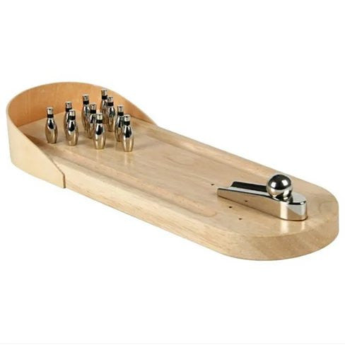 The KINGPIN Desktop Mini Bowling Alley by VistaShops Desk Decor
