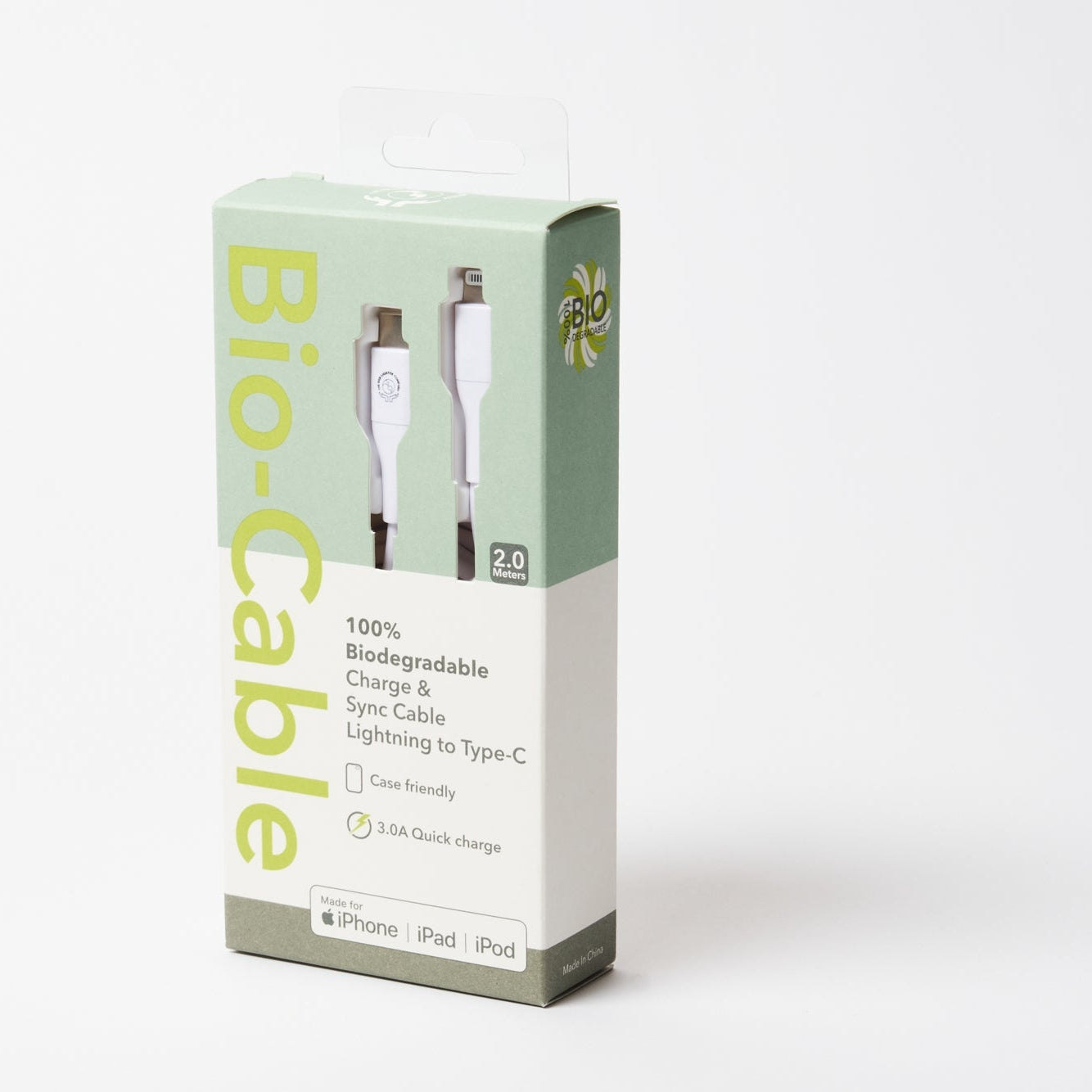 C to LTG - 2M - White by The USB Lighter Company Power Adapters & Chargers