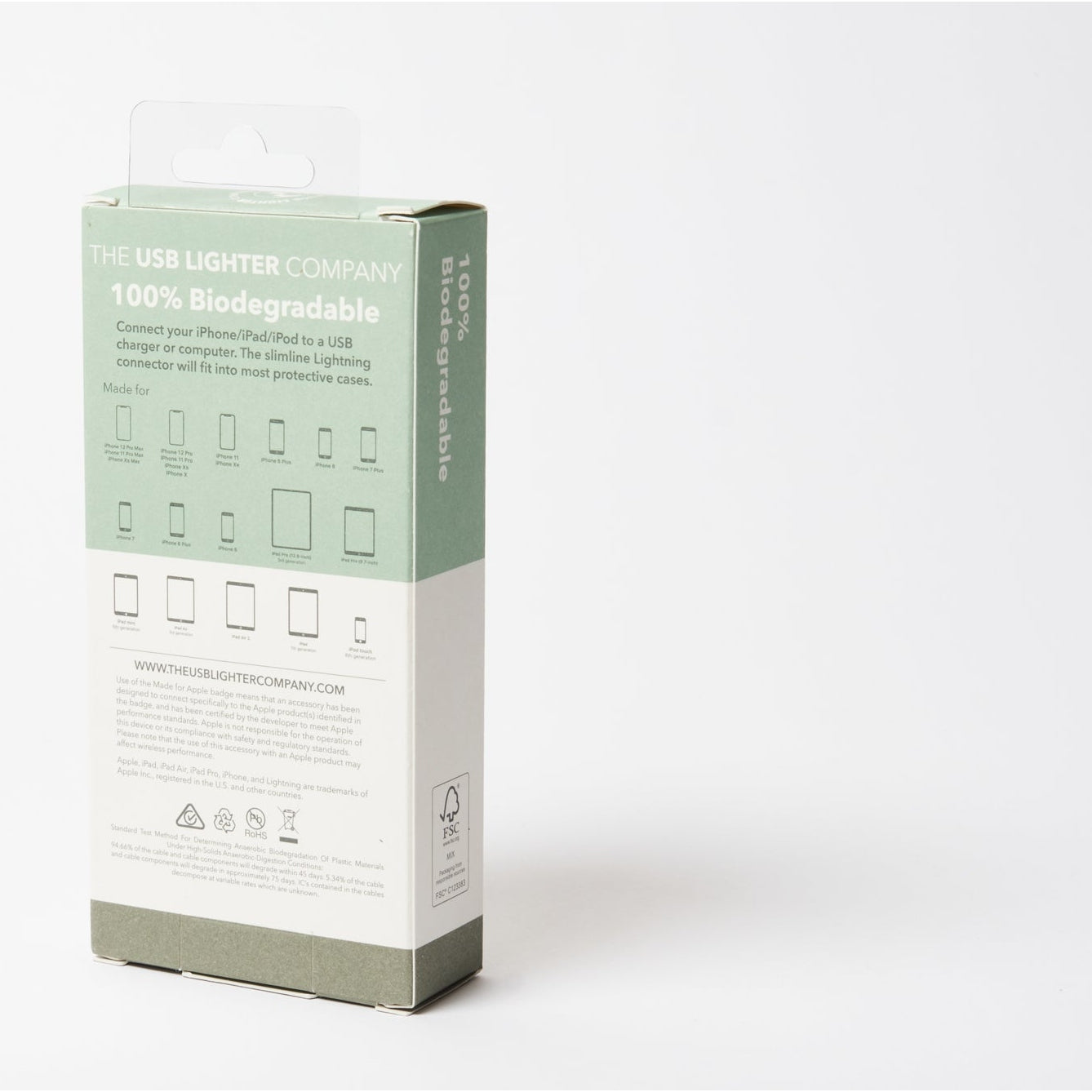 C to LTG - 2M - White by The USB Lighter Company Power Adapters & Chargers