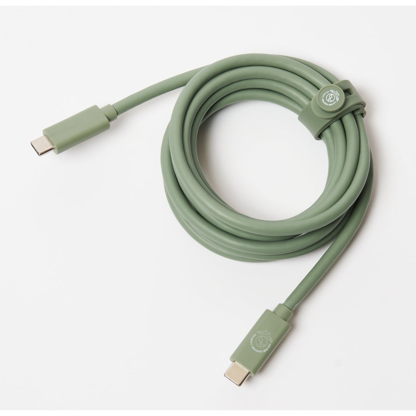 C to C - 2M - Olive Green by The USB Lighter Company Power Adapters & Chargers