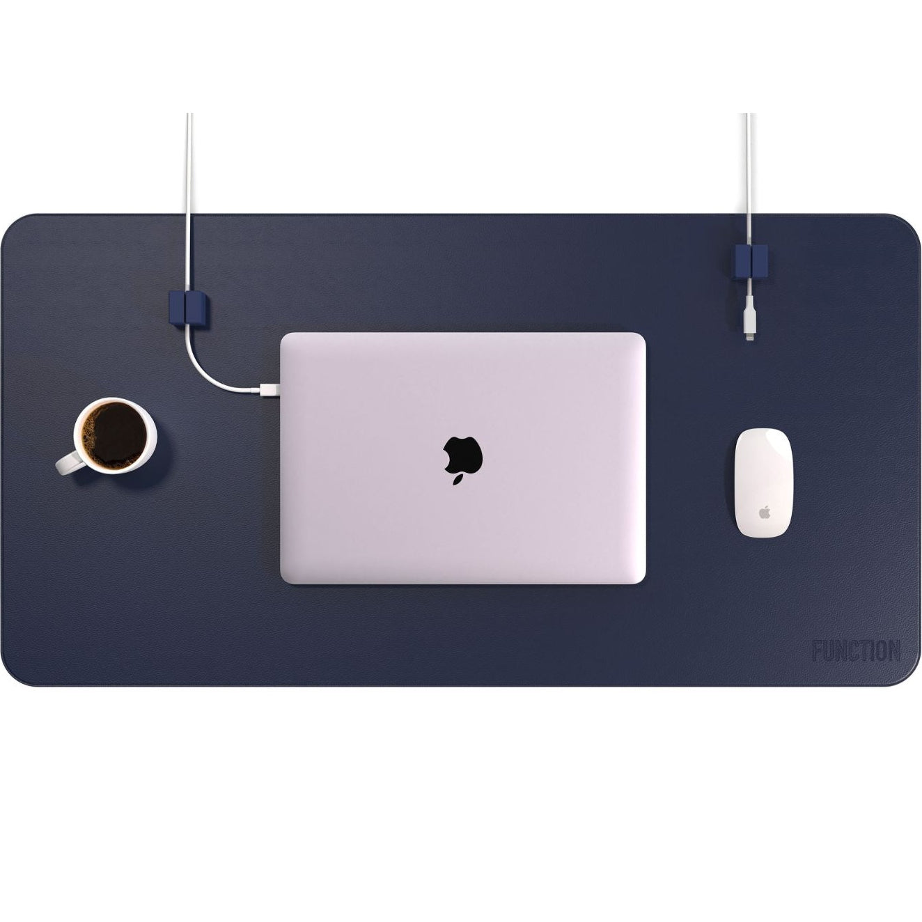 DESK MAT PRO + 2 MAGNETIC CABLE BLOCK MANAGERS by Function101 Desk Pads & Blotters