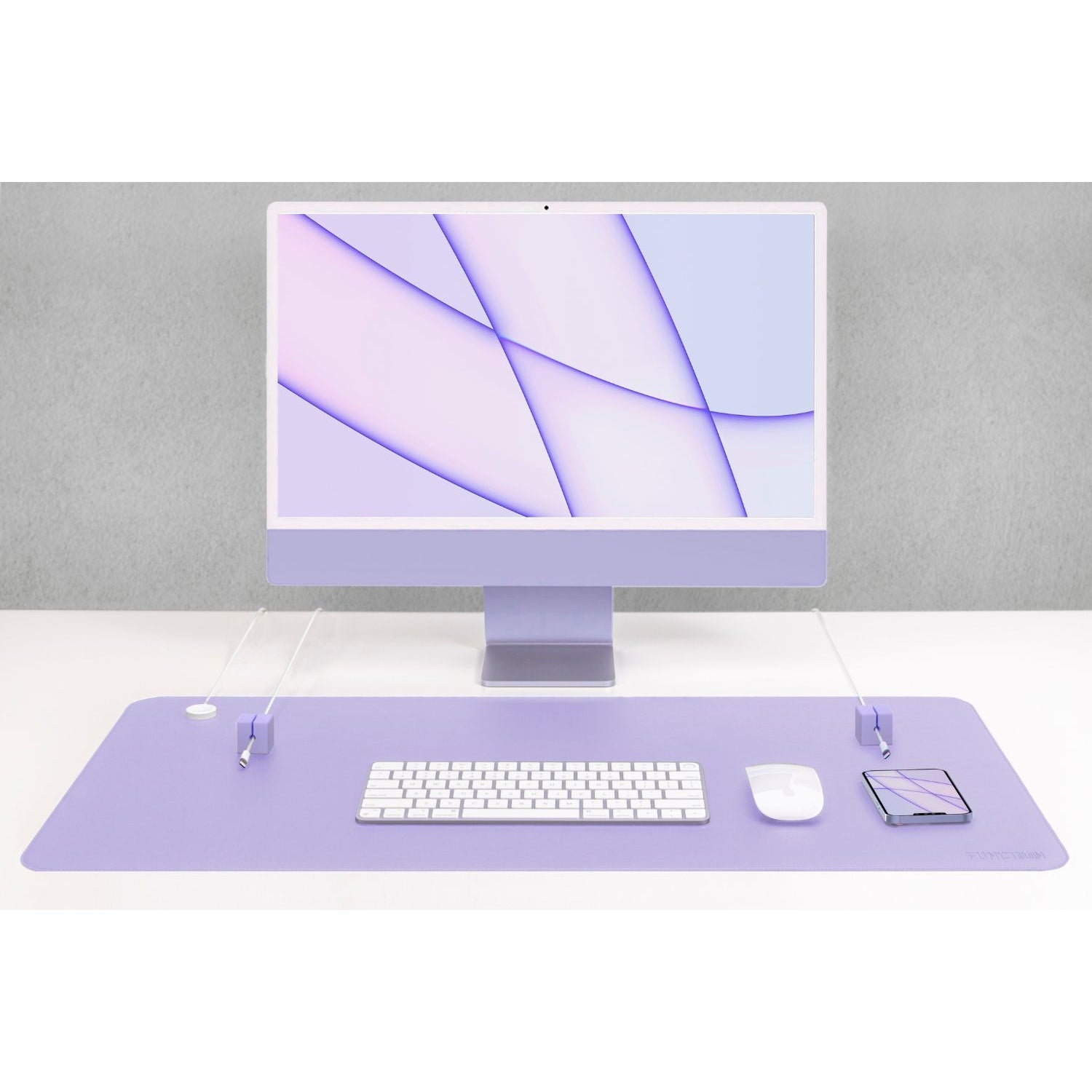 DESK MAT PRO + 2 MAGNETIC CABLE BLOCK MANAGERS by Function101 Desk Pads & Blotters