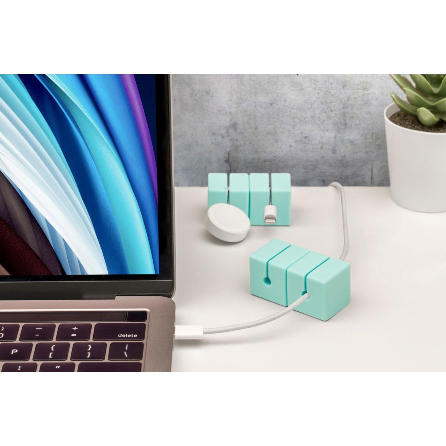 CABLE BLOCKS - BLUE 4 PACK by Function101 Cable Management