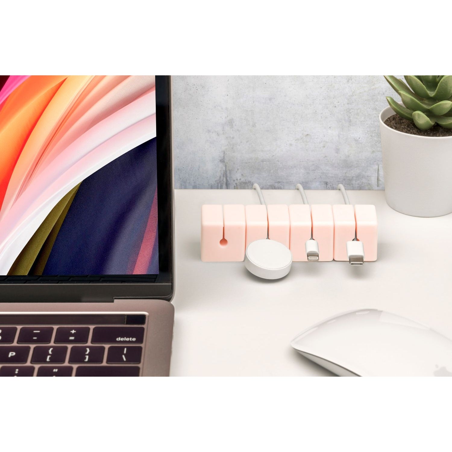 CABLE BLOCKS - PINK 4 PACK by Function101 Cable Management