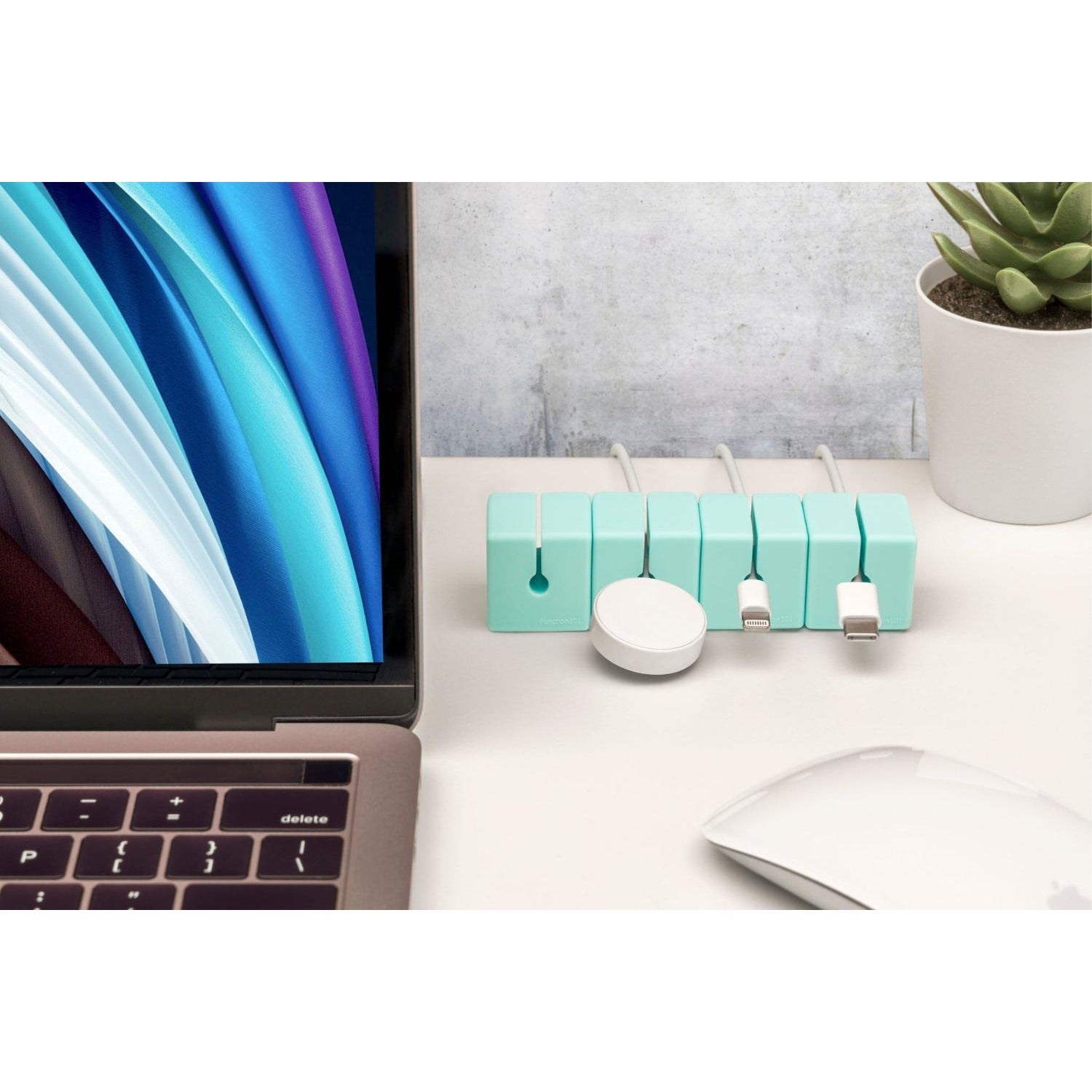 CABLE BLOCKS - BLUE 4 PACK by Function101 Cable Management