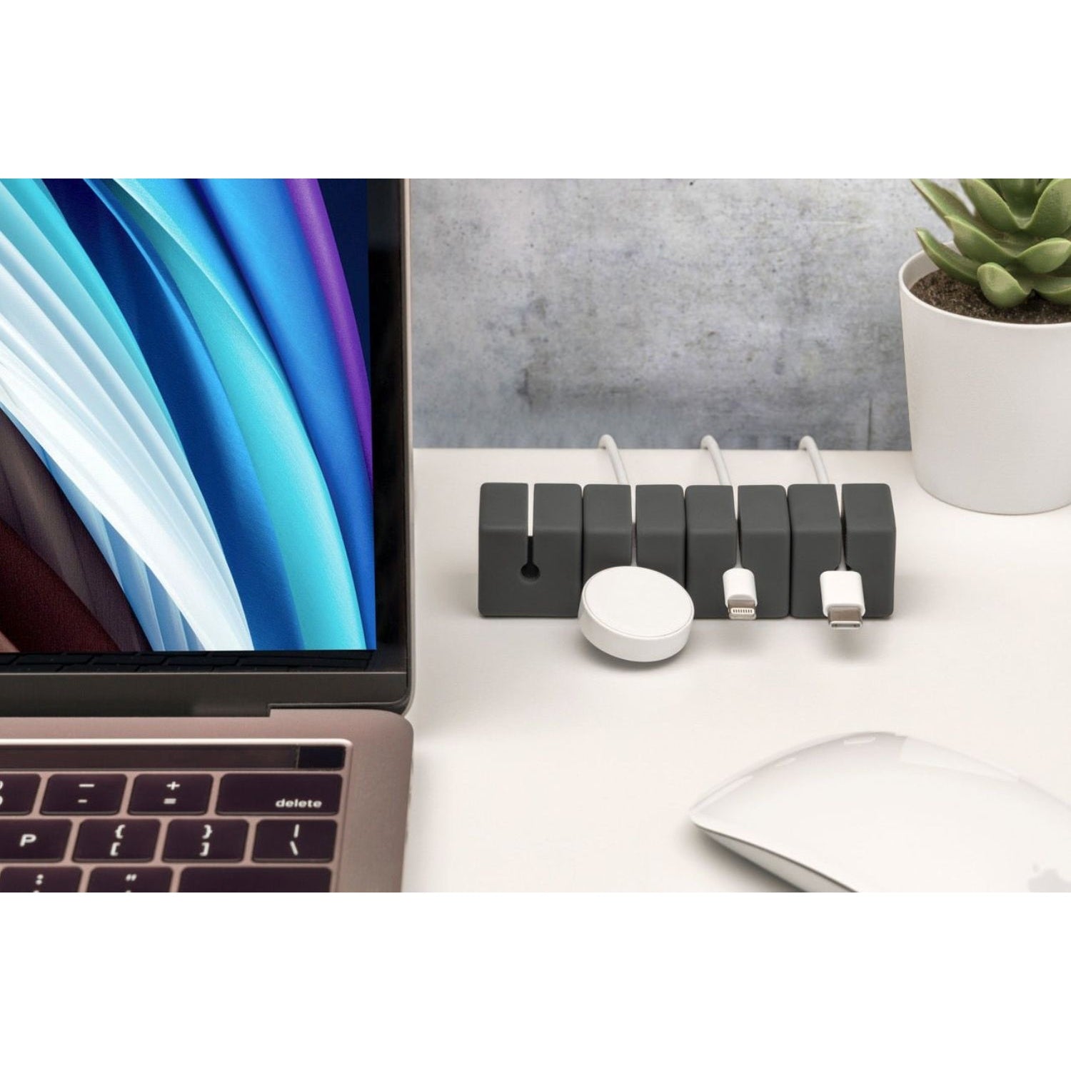 CABLE BLOCKS - GRAY 4 PACK by Function101 Cable Management