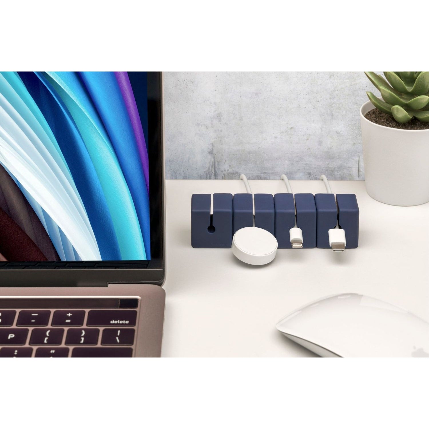 CABLE BLOCKS - NAVY 4 PACK by Function101 Cable Management