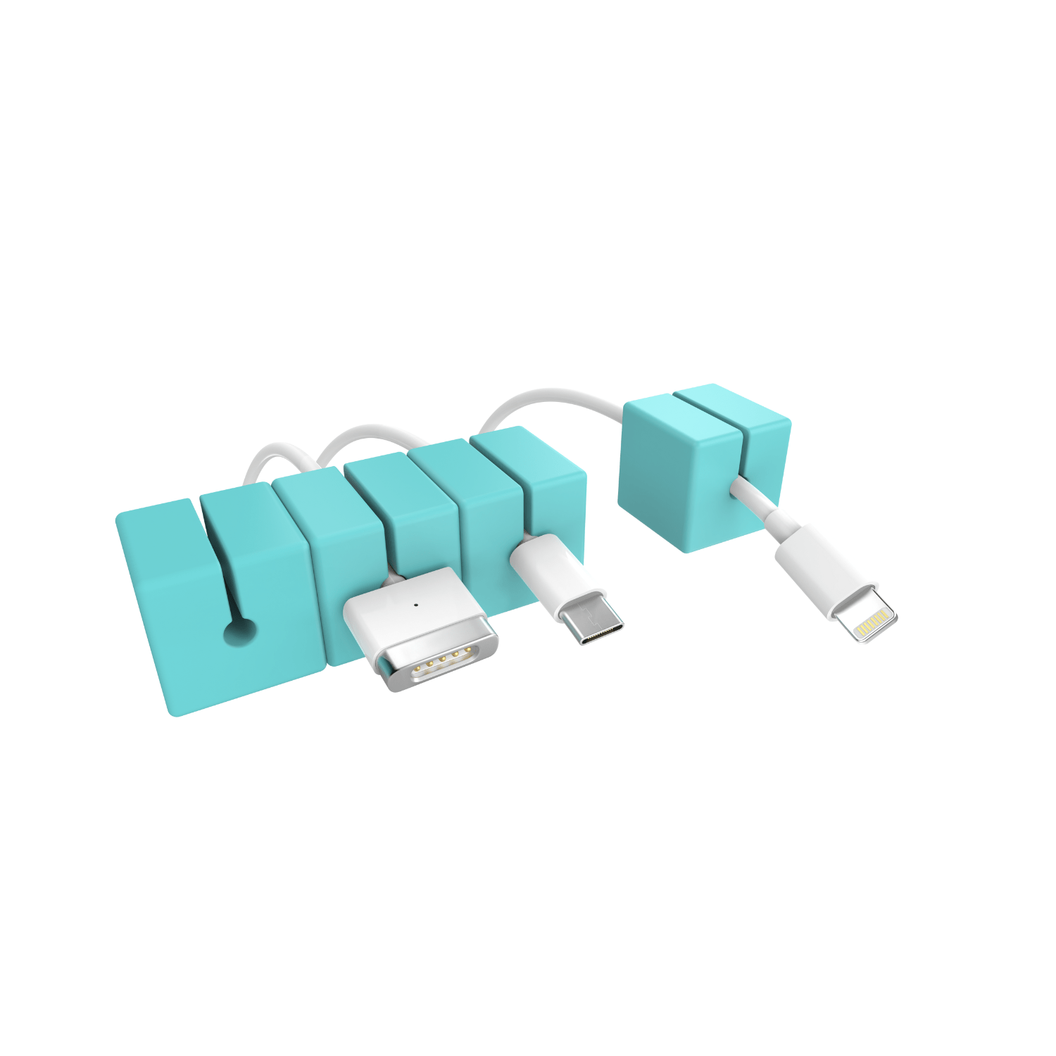 CABLE BLOCKS - BLUE 4 PACK by Function101 Cable Management