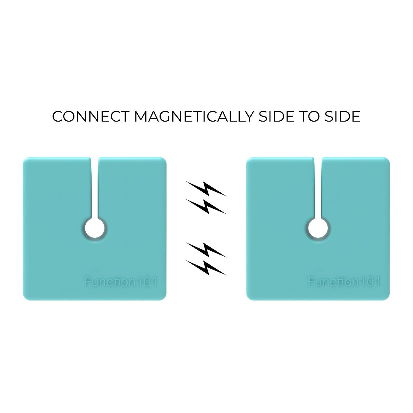 CABLE BLOCKS - BLUE 4 PACK by Function101 Cable Management