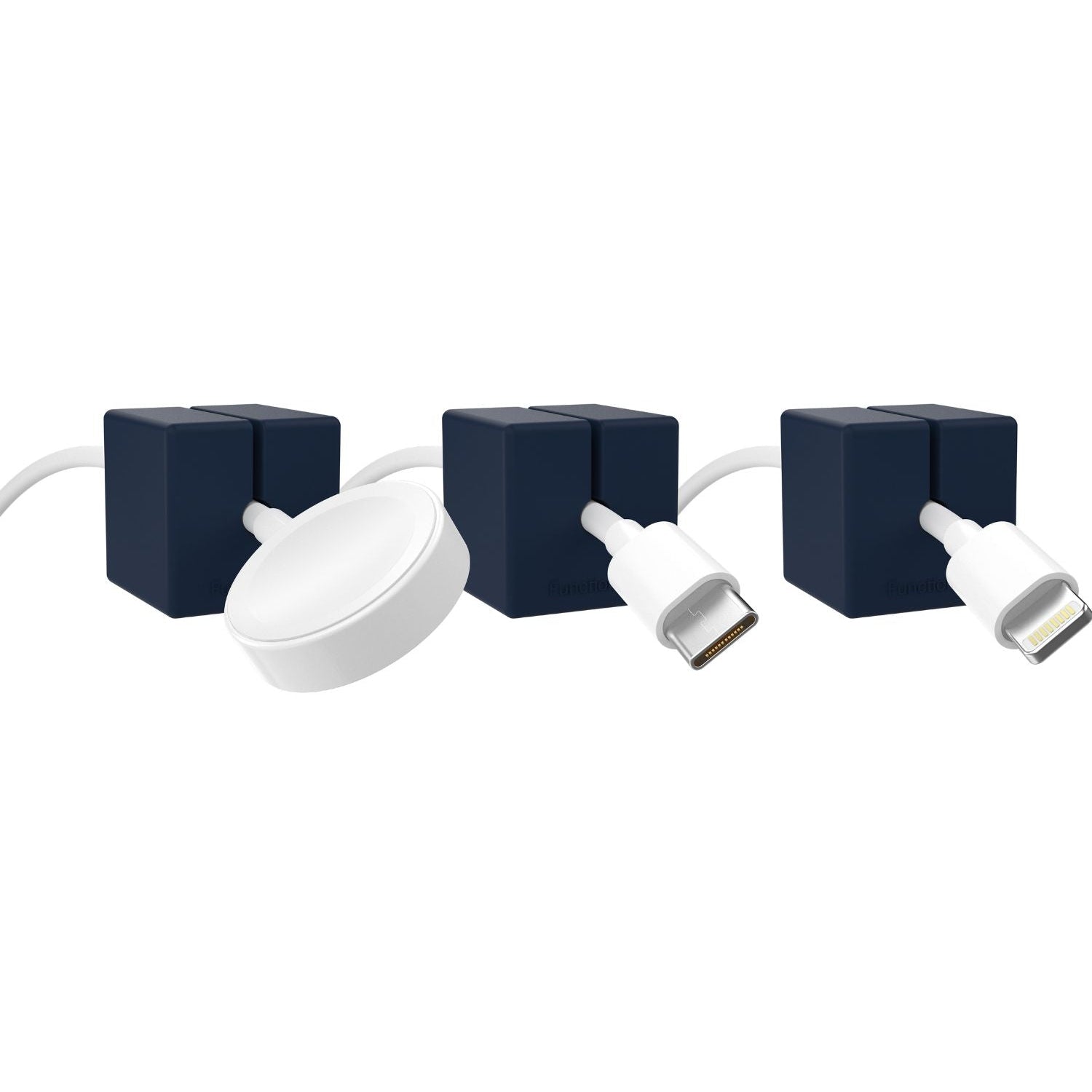 CABLE BLOCK XL - Navy 3 Pack by Function101 Cable Management
