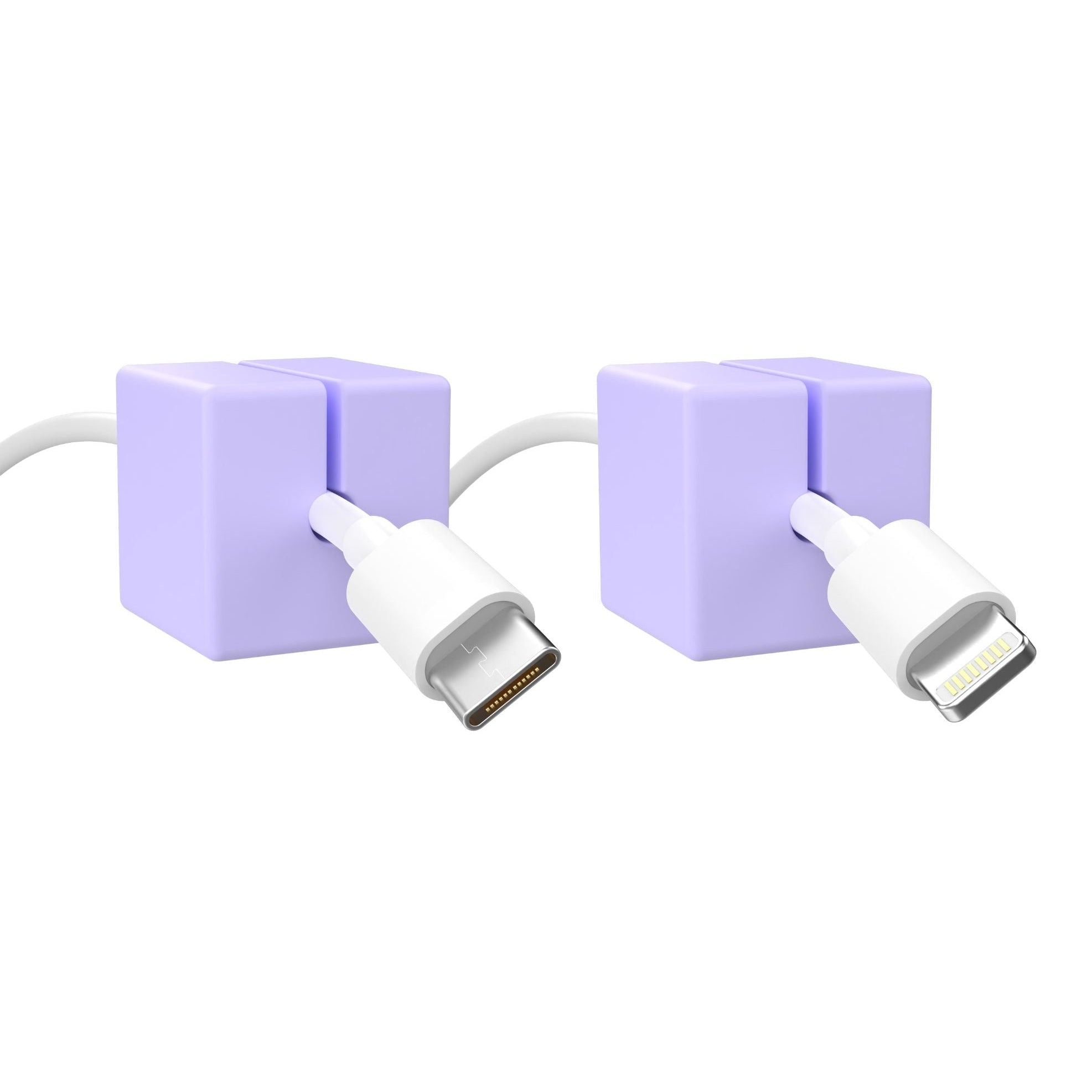 CABLE BLOCK XL - Purple 2-PACK by Function101 Cable Management