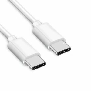 3ft USB Type-C to Type-C White Cable - Bulk by trybe mobile Cables