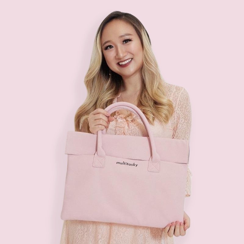 Vegan Leather Waterproof Laptop Bag by Multitasky Laptop Bags