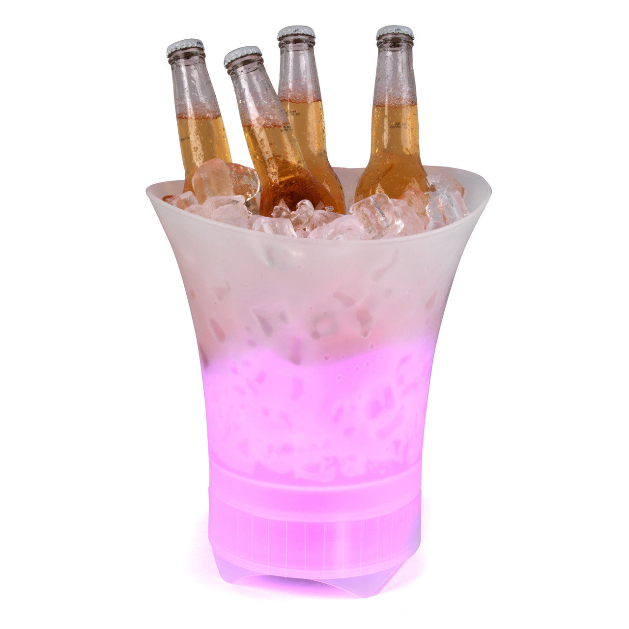 LumiCharge Lumi-Chill - Chilled Ice Bucket Wireless Speaker for Water,Wine,drinks,4 Hours of Playtime, Perfect Bar Accessories for Home, Portable Ice Bucket, Collapsable with LED Party Light and Speaker Speakers