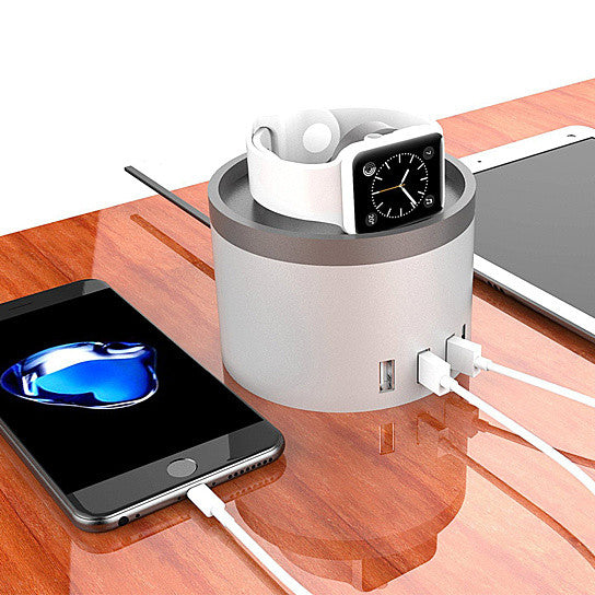 Homebase Charging Station For Gadgets And Smart Watches by VistaShops Power Adapters & Chargers