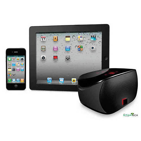 Mini Boom Bluetooth Speaker With Touch Screen Controls by VistaShops Speakers