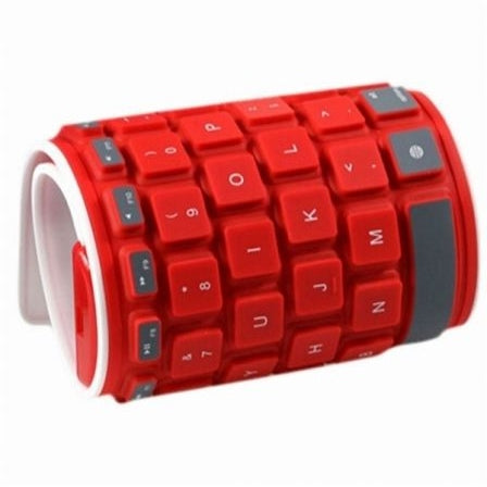 Type Out Of A Box With Flexible Silicone Bluetooth Keyboard by VistaShops Keyboards