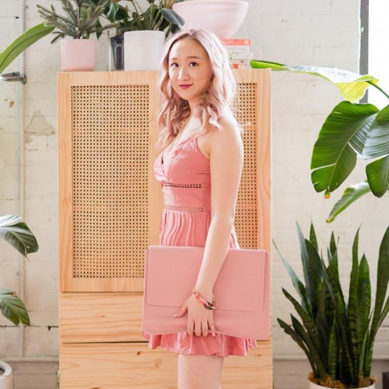 Transformable Vegan Leather Laptop Bag Set Laptop Stand by Multitasky Laptop Sleeves