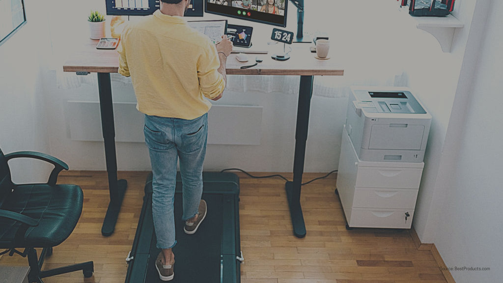 Get Fit and Get Work Done: The Benefits of Using a Desk with a Built-In Treadmill - Level Up Desks