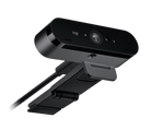 Logitech Brio 4K Graphite webcam and articulated display clip