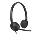 Logitech H340 black USB-A headset view 1
