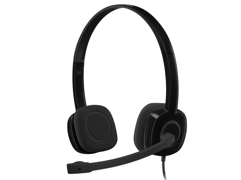 Logitech H151 Stereo 3.5 mm headset front