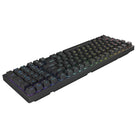 Rear three-quarter view of the Cougar Ultimus Pro wireless gaming keyboard