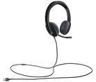 Logitech H540 black USB-A headset view 4