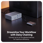 HYPER HyperDrive GEN2 dock on a desk beside a laptop