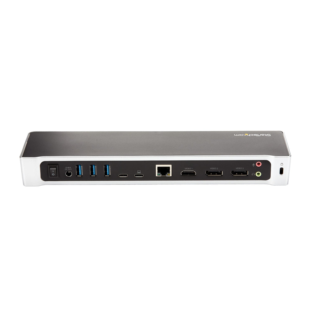 StarTech DK30CH2DPPD dock rear connection ports