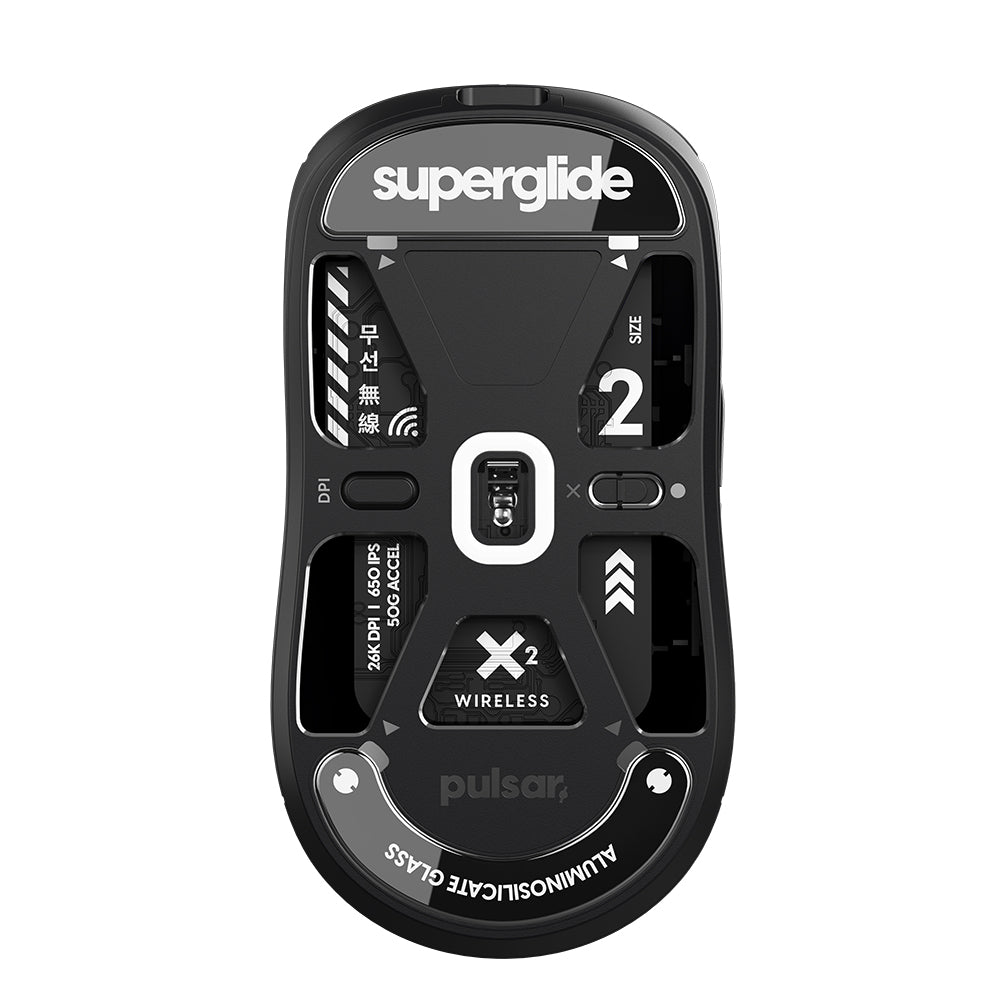 マウス・トラックボール pulsar superglide L BLACK Pulsar Superglide Mouse Skates – Level Up Desks