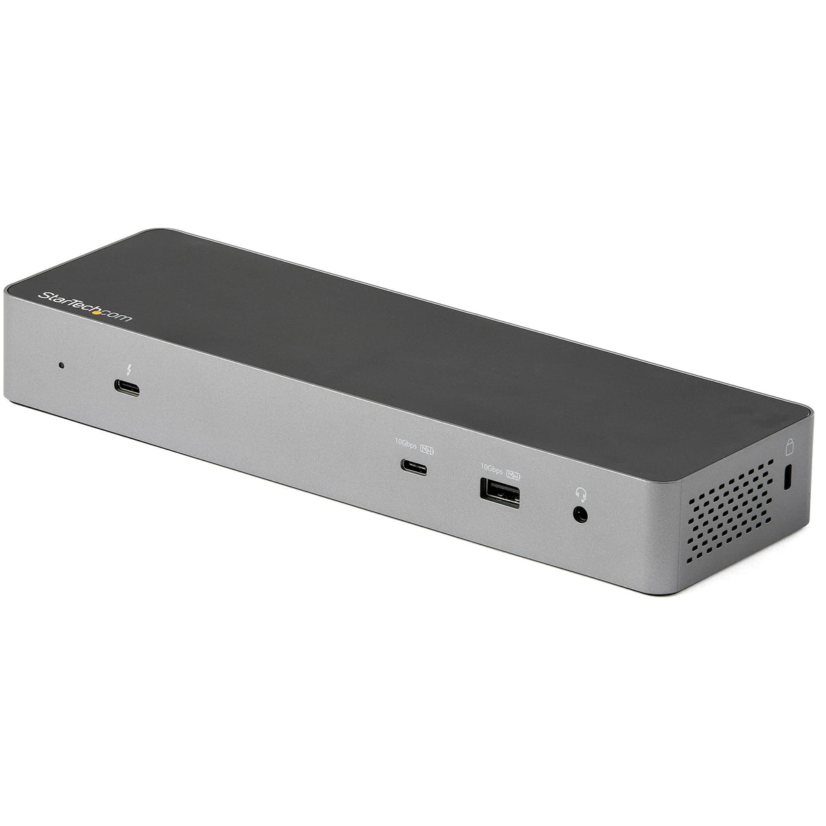 StarTech TB3CDK2DH dual-display Thunderbolt dock, front angled view